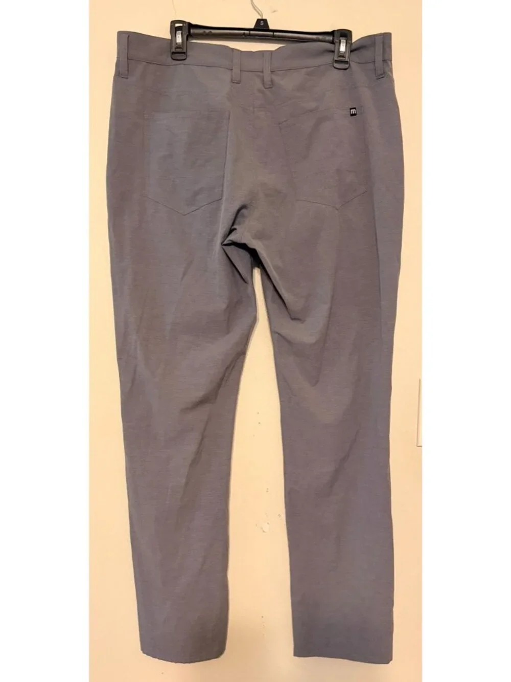 Men's Travis Mathew Gray Lightweight Packable Chinos Golf Pants 36x32